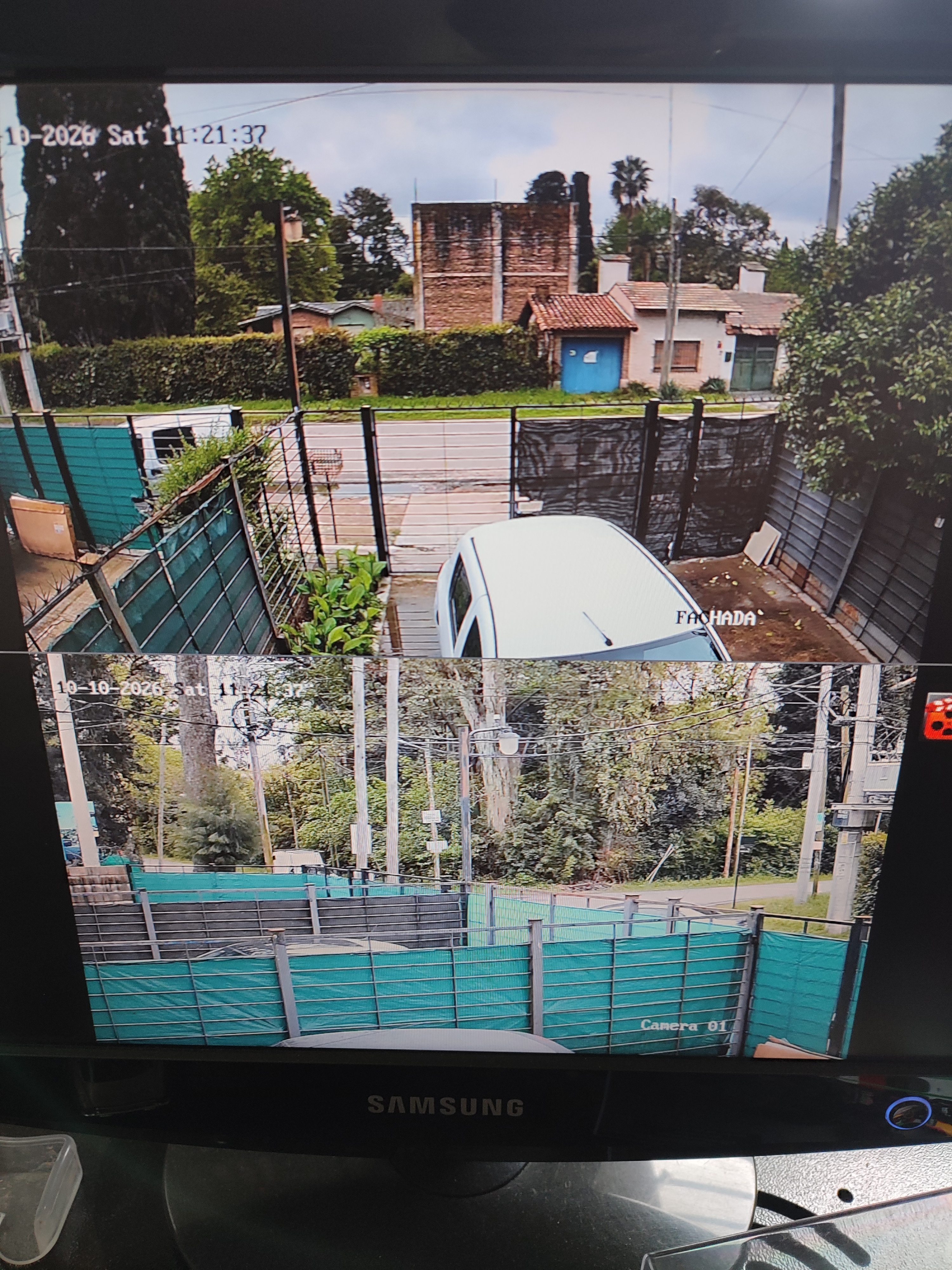 Sistema de grabación de videovigilancia y monitor de seguridad